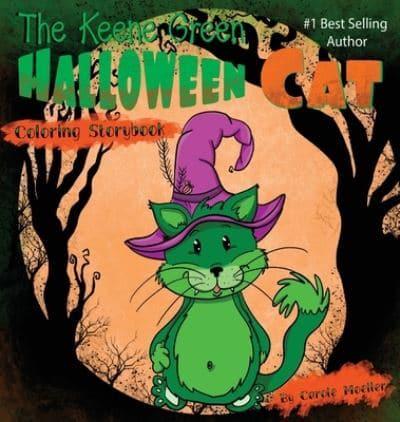 The Keene Green Halloween Cat