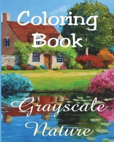 Coloring Book - Grayscale Nature