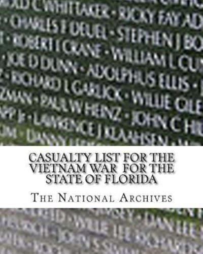 Casualty List for the Vietnam War for the State of Florida