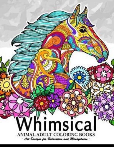 Whimsical Animal Adult Coloring Books