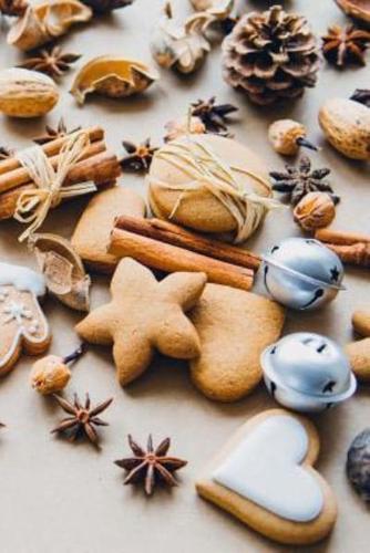 Holiday Spice Sugar Cookies Star Anise Cinnamon - Notebook