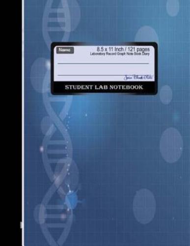 Student Lab Notebook Laboratory Record Graph Note Book Diary 8.5 X 11
