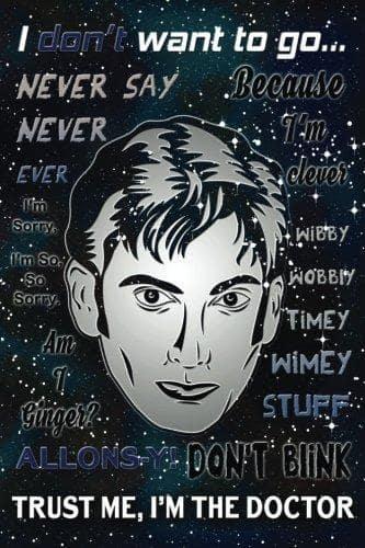 Trust Me, I'm the Doctor - Tenth Doctor - Doctor Who Journal Lined Notebook
