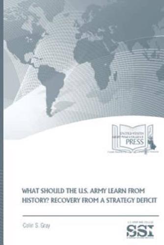 What Should the U.S. Army Learn From History