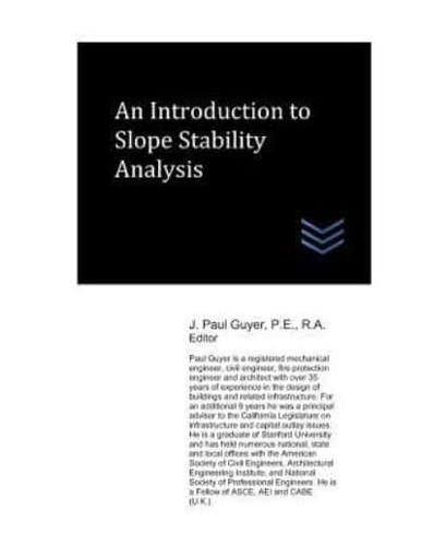 An Introduction to Slope Stability Analysis