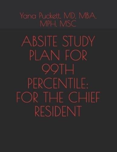 Absite Study Plan for the 99th Percentile