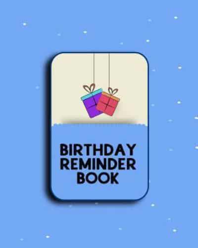 Birthday Reminder Book