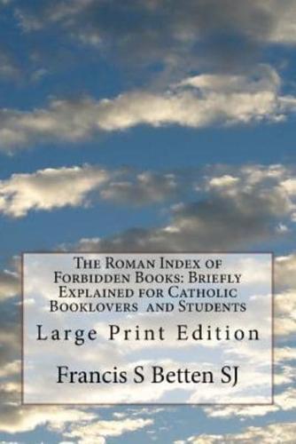 The Roman Index of Forbidden Books