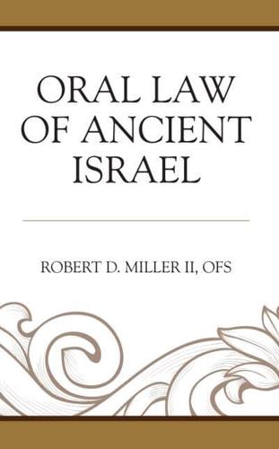 Oral Law of Ancient Israel