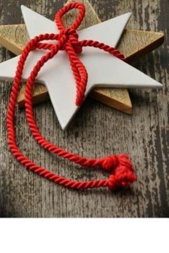 Wooden Stars and a Red Cord Journal