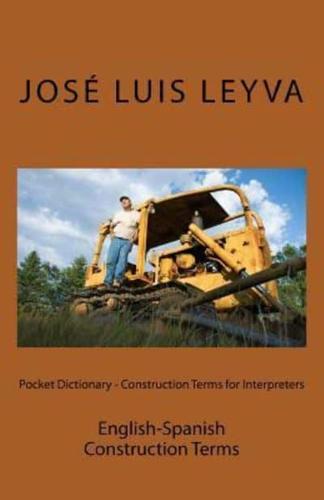 Pocket Dictionary - Construction Terms for Interpreters