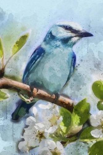 Beautiful Bluebird Illustration Journal