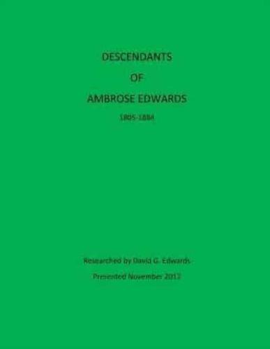 Descendants of Ambrose Edwards