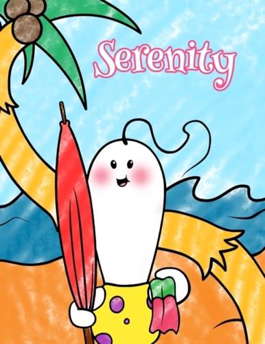 Serenity: Personalized Children's Coloring Book, Ima Gonna Color My Day at the Beach