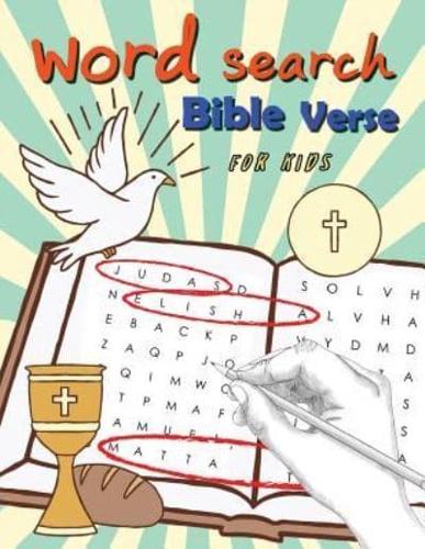 Word Search Bible Verse for Kids