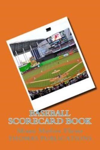 Baseball Scorecard Book