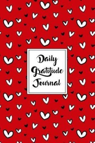 Gratitude Journal Scribbly Hearts Pattern 14