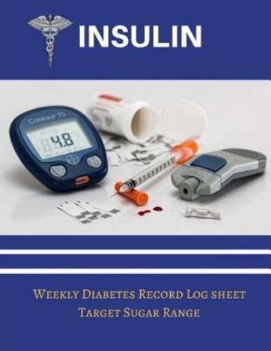 Insulin Weekly Diabetic Record Log Sheet