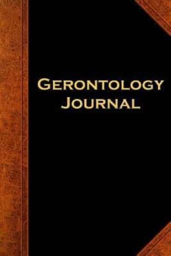 Gerontology Journal Vintage Style