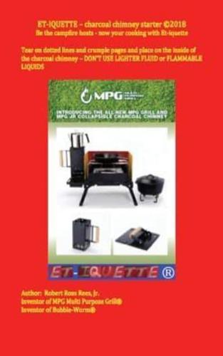 Et-iquette - charcoal chimney starter: Be the campfire hosts - now your cooking with Et-iquette