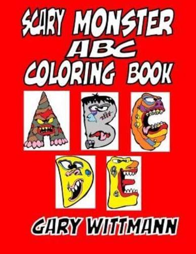 Scary Monster ABC Coloring Book