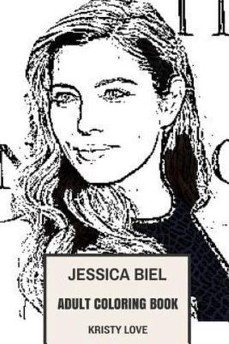 Jessica Biel Adult Coloring Book