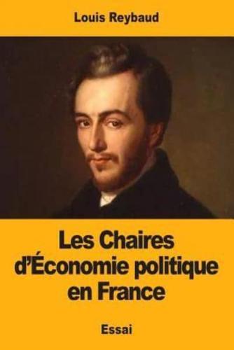 Les Chaires d'Économie Politique En France