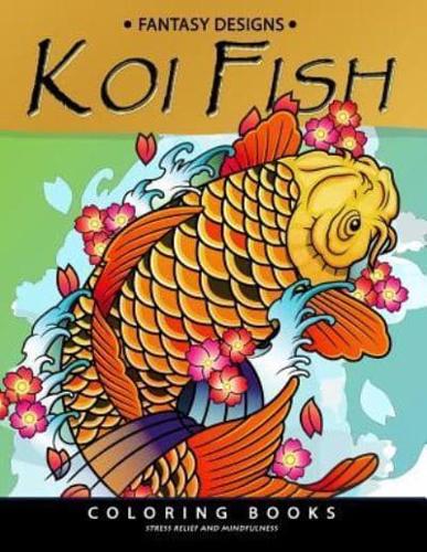 Koi Fish Coloring Book