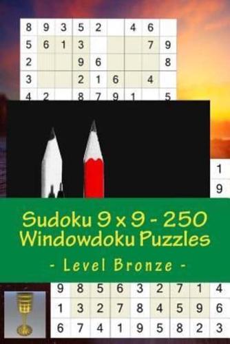 Sudoku 9 X 9 - 250 Windowdoku Puzzles - Level Bronze