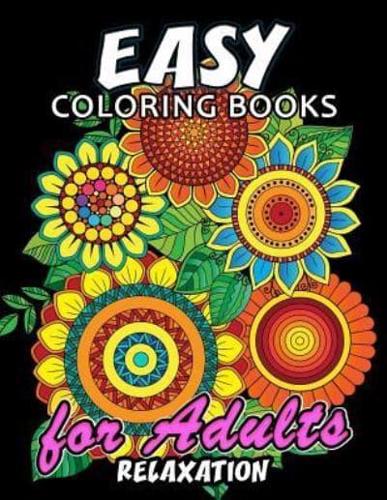 Easy Coloring Books for Adults Relaxation