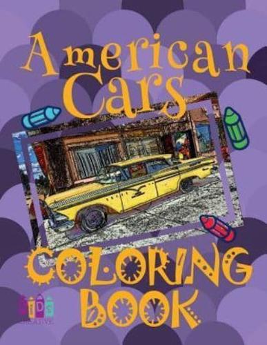 American Cars COLORING BOOK