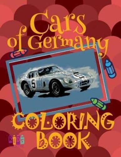 Cars of Germany Coloring Book