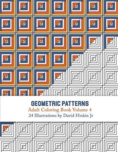 Geometric Patterns - Adult Coloring Book Vol. 4