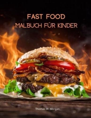 Fast Food Malbuch Für Kinder