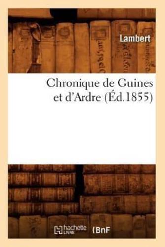 Chronique de Guines et d'Ardre (Éd.1855)