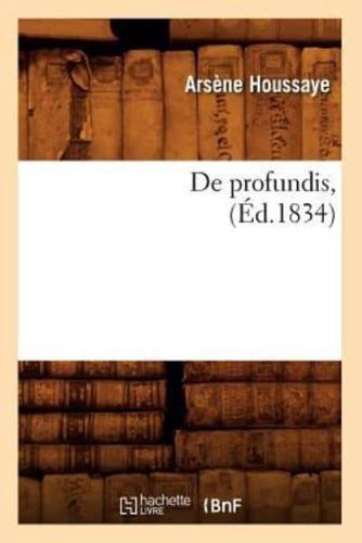 De profundis, (Éd.1834)