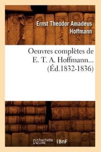Oeuvres complètes de E. T. A. Hoffmann (Éd.1832-1836)