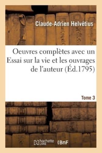Oeuvres complètes Tome 3