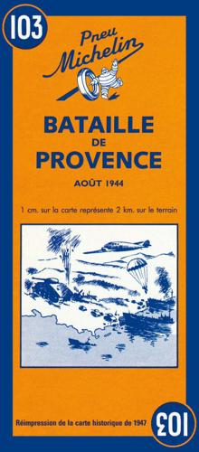 Battle of Provence - Michelin Historical Map 103