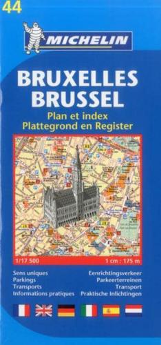Brussels - Michelin City Plan 44