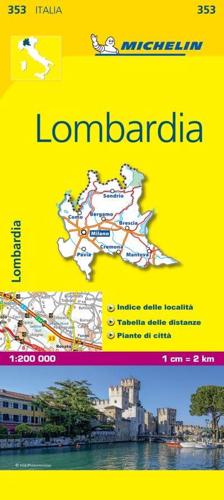 Lombardia - Michelin Local Map 353
