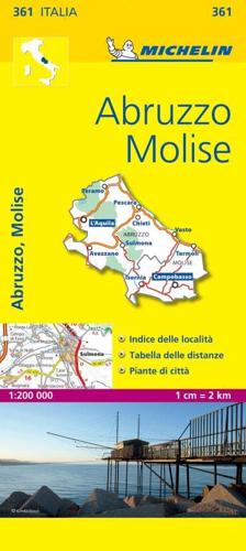 Abruzzo & Molise - Michelin Local Map 361