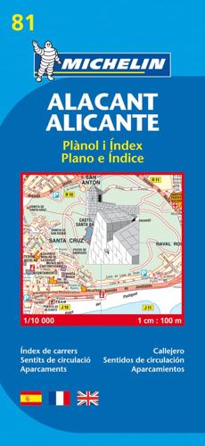 Alicante - Michelin City Plan 81