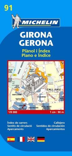 Girona - Michelin City Plan 91