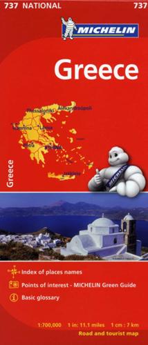 Michelin Greece Map 737