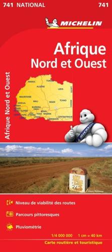 Africa North & West - Michelin National Map 741