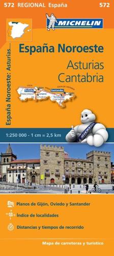 Asturias Cantabria - Michelin Regional Map 572