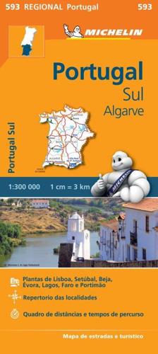 Portugal Sud - Algrave - Michelin Regional Map 593