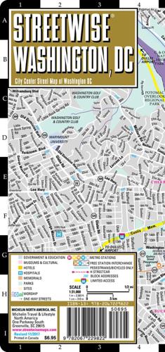 Streetwise Seattle Map - Laminated City Center Street Map of Seattle, Washington