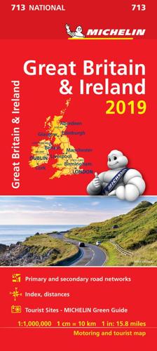 Great Britain & Ireland 2019 - Michelin National Map 713
